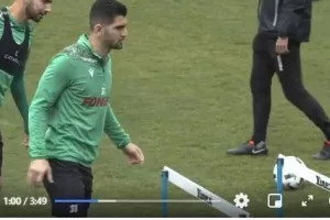 (Βίντεο/Ομόνοια) Η προπόνηση της Τρίτης 