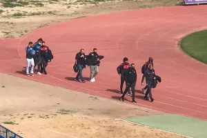 ΦΩΤΟΣ από την άφιξη στο "Σ. Κυριακίδης"