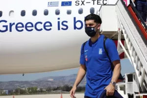 Η άφιξη της Εθνικής Ελλάδος στη Γρανάδα (φώτος)