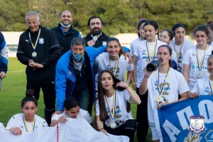 Απόλλων Ladies/Η απονομή στις πρωταθλήτριες (φώτος)