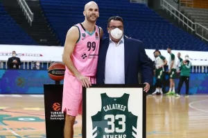 Βράβευσε τον Καλάθη ο Παναθηναϊκός (φώτος)