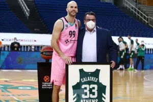Βράβευσε τον Καλάθη ο Παναθηναϊκός (φώτος)