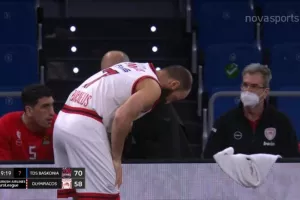 Τραυματίστηκε στο δάχτυλο ο Σπανούλης