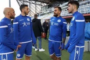 (ΦΩΤΟΣ) Η προπόνηση στο "HNK Rijeka Stadium"