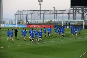 (ΦΩΤΟΣ) Η προπόνηση στο "HNK Rijeka Stadium"
