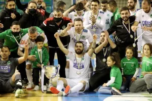 (ΦΩΤΟΡΕΠΟΡΤΑΖ) Πράσινο το κύπελλο στο φούτσαλ 