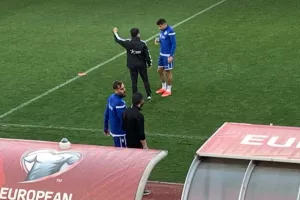 (ΦΩΤΟΣ) Η τελευταία προπόνηση της Εθνικής μας