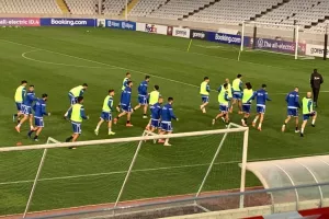 (ΦΩΤΟΣ) Η τελευταία προπόνηση της Εθνικής μας