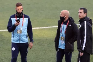 Άφιξη... στο HNK Rijeka Stadium (Φώτος)