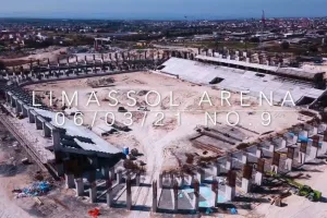 Limassol Arena: Εκπληκτικά πλάνα από drone