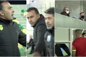 ΑΕΚ/Οι αντιδράσεις του Σοφρώνη, ο χαιρετισμός με Πετράκη, ο Ρόκα και... το VAR