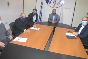 Ο Πρόεδρος ΚΟΑ συναντήθηκε με το Ναυτικό Όμιλο Κωνσταντίας