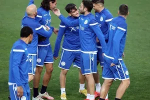 (ΦΩΤΟΣ) Η τελευταία προπόνηση της Εθνικής μας