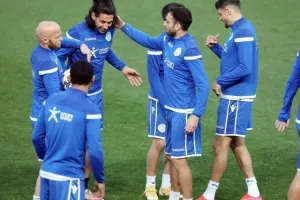 (ΦΩΤΟΣ) Η τελευταία προπόνηση της Εθνικής μας