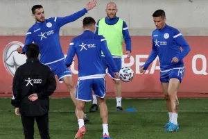 (ΦΩΤΟΣ) Η τελευταία προπόνηση της Εθνικής μας