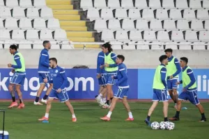 (ΦΩΤΟΣ) Η τελευταία προπόνηση της Εθνικής μας