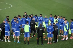 (ΦΩΤΟΣ) Η τελευταία προπόνηση της Εθνικής μας