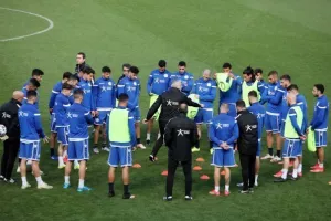 (ΦΩΤΟΣ) Η τελευταία προπόνηση της Εθνικής μας