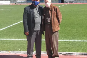 Ο Πρόεδρος ΚΟΑ στο Τσίρειο στάδιο (φώτος)
