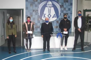 Ο ΚΟΑ παρέδωσε στους αθλητές τις επιταγές του Σχεδίου Υποτροφιών 