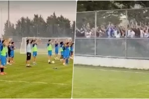ΒΙΝΤΕΟ/Οι παίκτες έκαναν ΚΕΡΚΙΔΑ μαζί με τους Απολλωνίστες!
