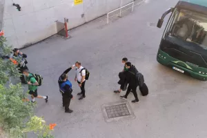 (Φώτος/βίντεο) Η άφιξη της Ομόνοιας