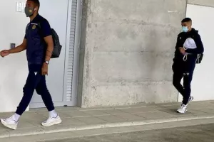 (ΦΩΤΟΣ) Η άφιξη στην "ΑΡΕΝΑ"