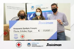 Δωρεά από Απόλλωνα και Stoiximan στον Ερυθρό Σταυρό