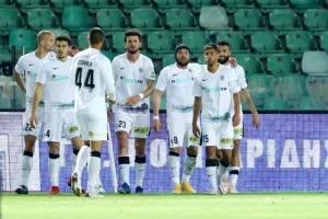 ΦΩΤΟΣ/Οι πανηγυρισμοί στο γκολ του Οκριασβίλι 