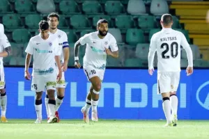 ΦΩΤΟΣ/Οι πανηγυρισμοί στο γκολ του Οκριασβίλι 