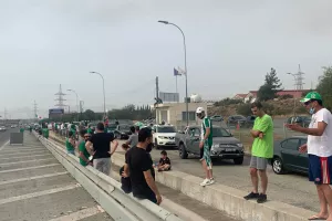 "Πρασίνισε" ο αυτοκινητόδρομος για την αποστολή της Ομόνοιας! (βίντεο/φώτος)