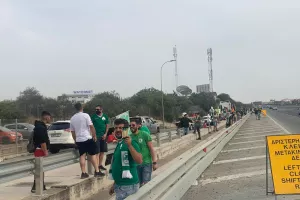 "Πρασίνισε" ο αυτοκινητόδρομος για την αποστολή της Ομόνοιας! (βίντεο/φώτος)
