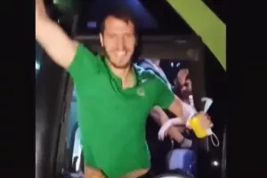 "Τρελαμένος" ο Τσέποβιτς με τους Ομονοιάτες (βίντεο)