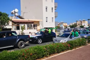 (Βίντεο/φώτος) Ξεκίνησαν για Λευκωσία από Λεμεσό