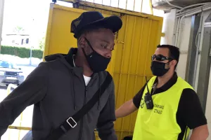 Η άφιξη των ομάδων στο "Στέλιος Κυριακίδης" (φώτος)