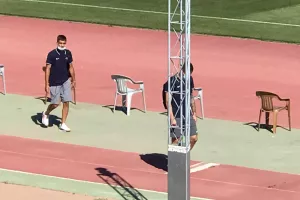 Η άφιξη των ομάδων στο "Στέλιος Κυριακίδης" (φώτος)