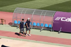 Η άφιξη των ομάδων στο "Στέλιος Κυριακίδης" (φώτος)
