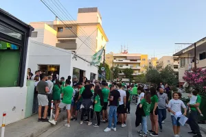ΦΩΤΟΣ/Στην Παπανικολή μαζί με τους παίκτες οι Ομονοιάτες! (φώτος) 