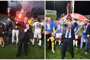 ΜΑΧΗΤΗΣ ο Πουλλαΐδης, πανηγύρισε με πυρσό το 1ο του τρόπαιο! (ΦΩΤΟΣ)