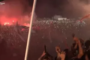 (ΒΙΝΤΕΟ-Ομόνοια) Το ξέσπασμα χαράς του Πράσινου Λαού!