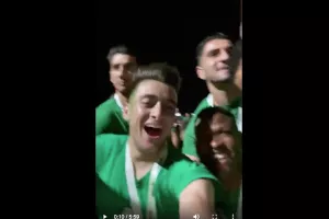 ΒΙΝΤΕΟ/Συνθήματα και πράσινη τρέλα από Λοΐζου!