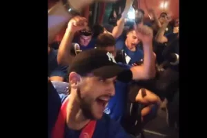 Πλάνα μέσα από το λεωφορείο των Κυπελλούχων! (βίντεο)