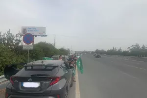 "Πρασίνισε" ο αυτοκινητόδρομος για την αποστολή της Ομόνοιας! (βίντεο/φώτος)