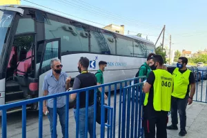 Φώτος/Στο γήπεδο η ΑΕΚ