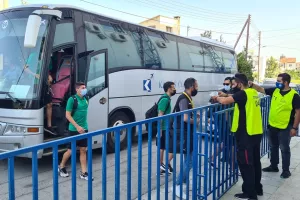 Φώτος/Στο γήπεδο η ΑΕΚ