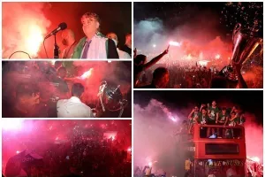 Στο "Ηλίας Πούλλος" και ΑΠΟΘΕΩΣΗ για τους Πρωταθλητές! (ΦΩΤΟΣ/ΒΙΝΤΕΟ)