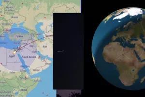 Πέρασε και από την Κύπρο ο κινέζικος πύραυλος (φώτο)