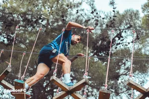 Οι παίκτες του Απόλλωνα στο Rope Park (φώτος) 