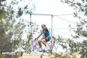 Οι παίκτες του Απόλλωνα στο Rope Park (φώτος) 