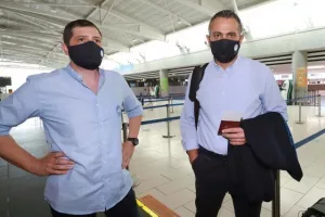 Φωτορεπορτάζ από την αναχώρηση για Βουδαπέστη
